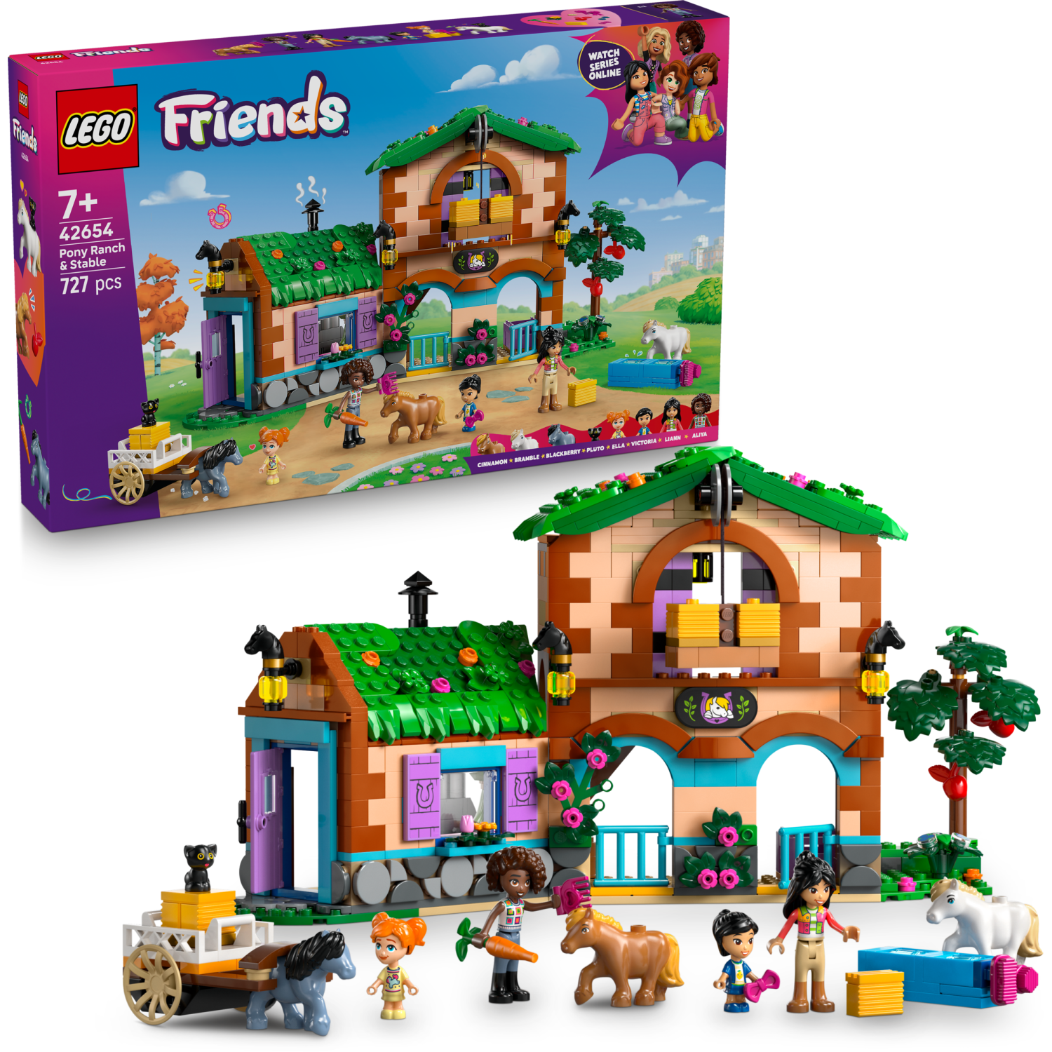 Lego® Friends 42654 Ranč in hlev s poniji