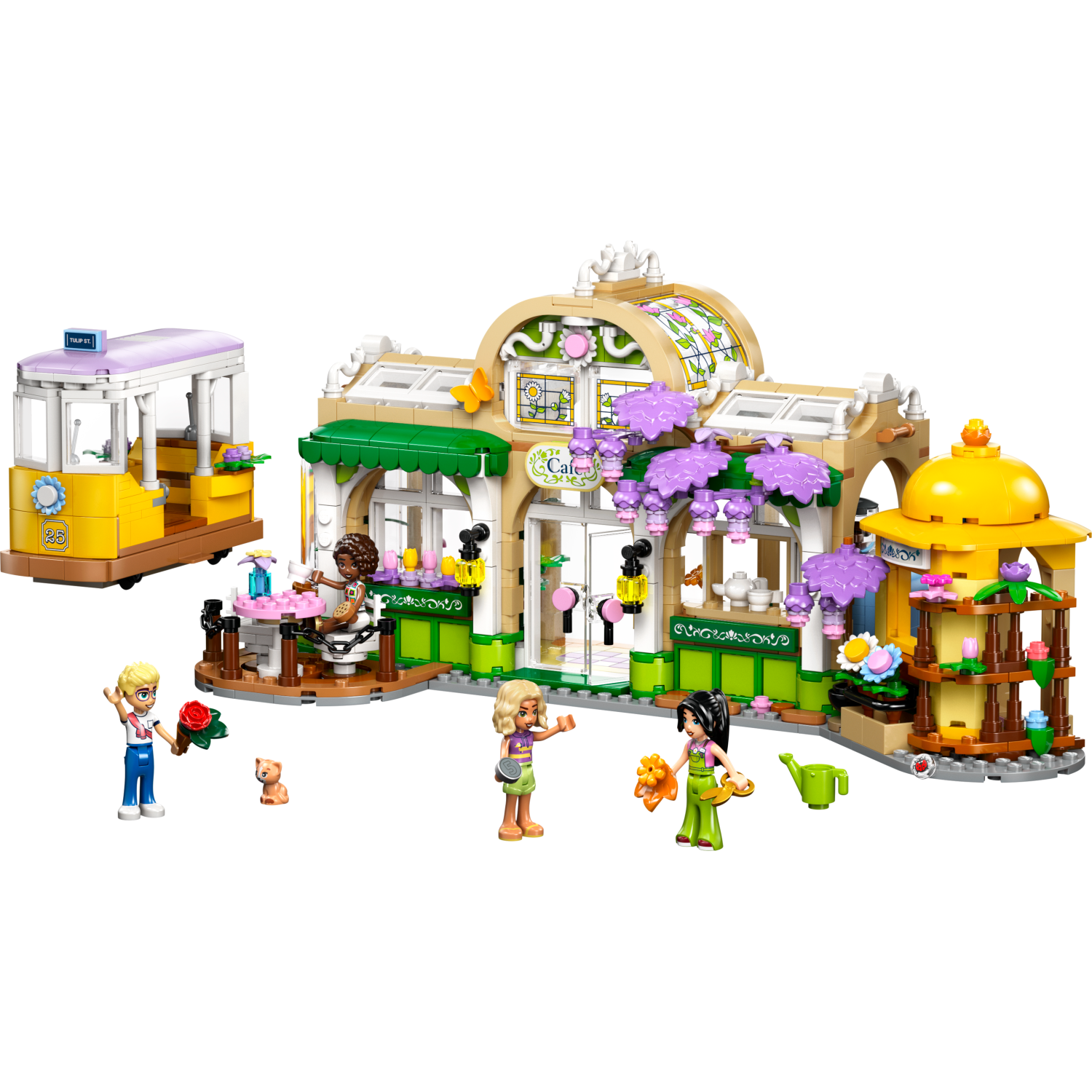 Lego® Friends 42671 Rastlinska kavarna in cvetličarna
