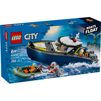 Lego® City 60456 Pregon s policijskim čolnom