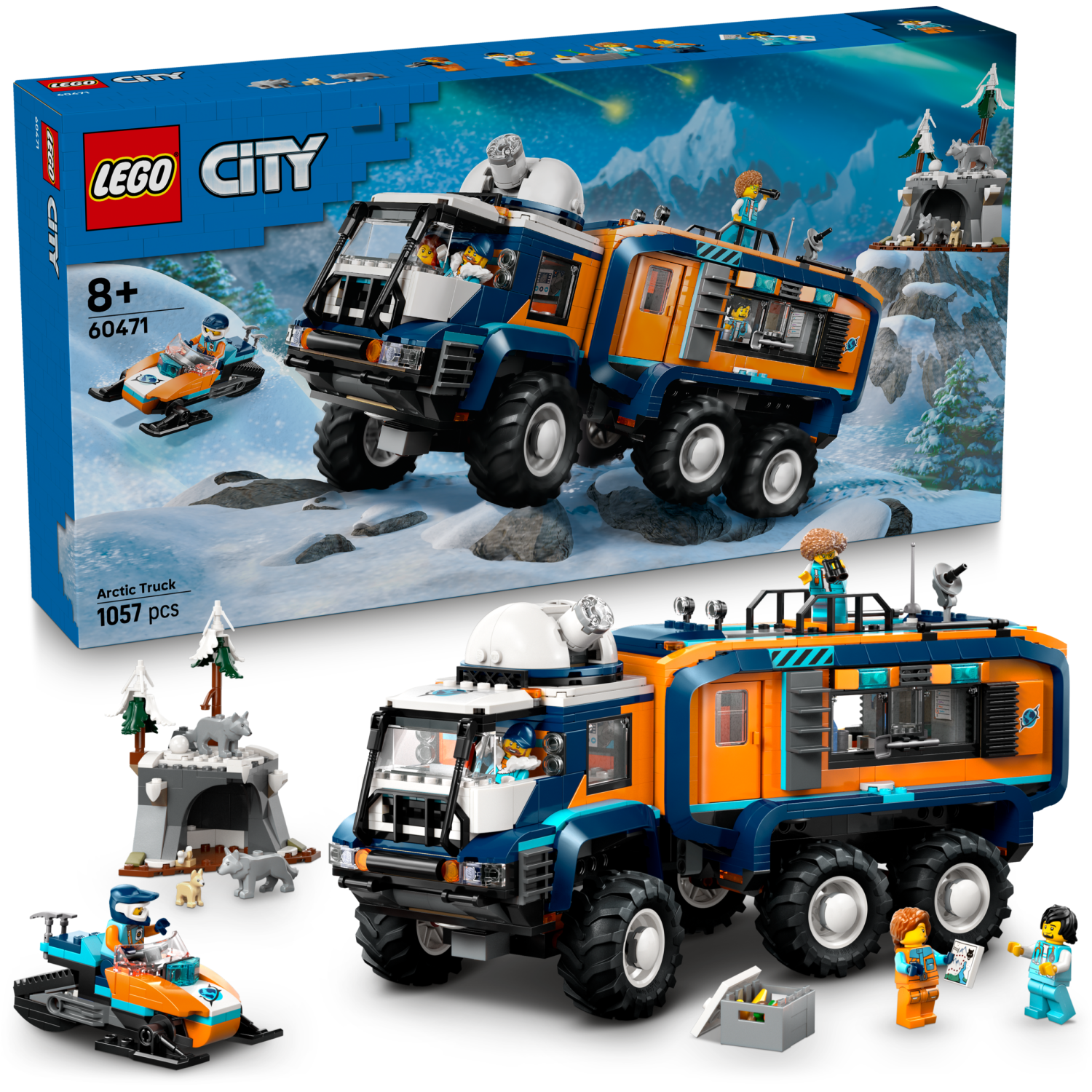 Lego® City 60471 Tovornjak z znanstvenim laboratorijem za arktične raziskovalce Lego® City 60471 Tovornjak z znanstvenim laboratorijem za arktične raziskovalce