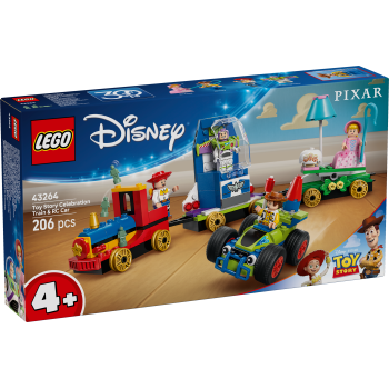 Kocke Disney Pixar Praznovanje Sveta igrač - Vlak in avtomobilček 43264