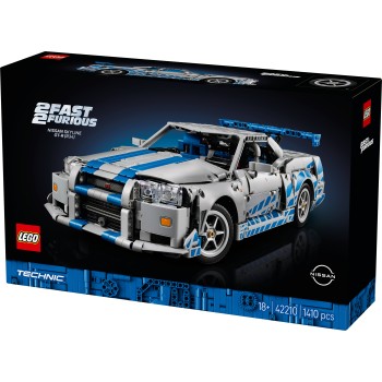 Kocke Technic Avtomobil 2 Fast 2 Furious Nissan Skyline GT-R (R34) 42210