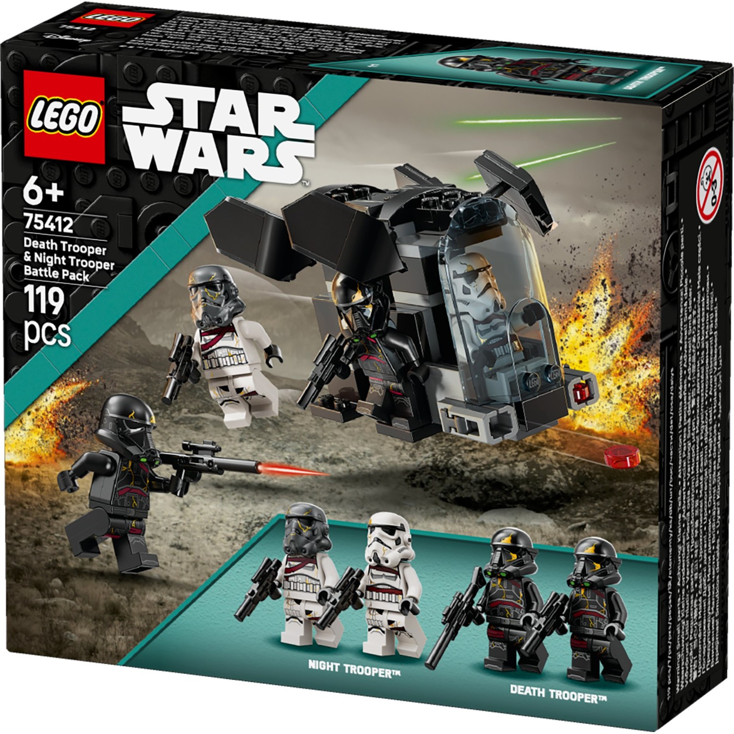 Lego Star Wars Bojni paket elitni jurišnik in nočni bojevnik 75412