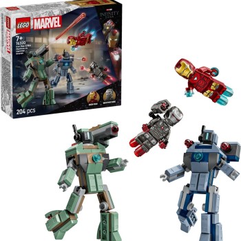 Lego Super Heroes Iron Man i War Machine protiv dronova Hammer 76320