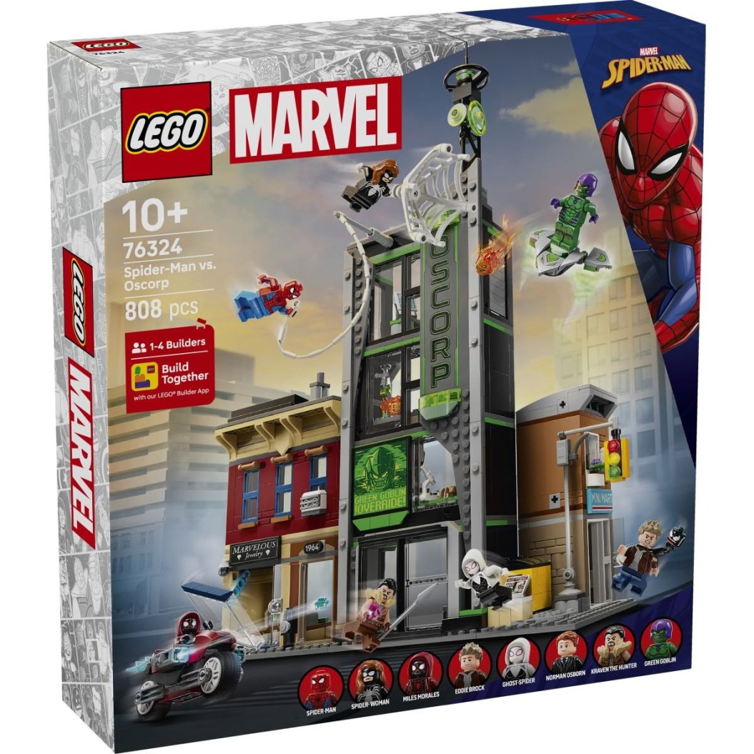 Lego Super Heroes Spider-Man proti Oscorp 76324