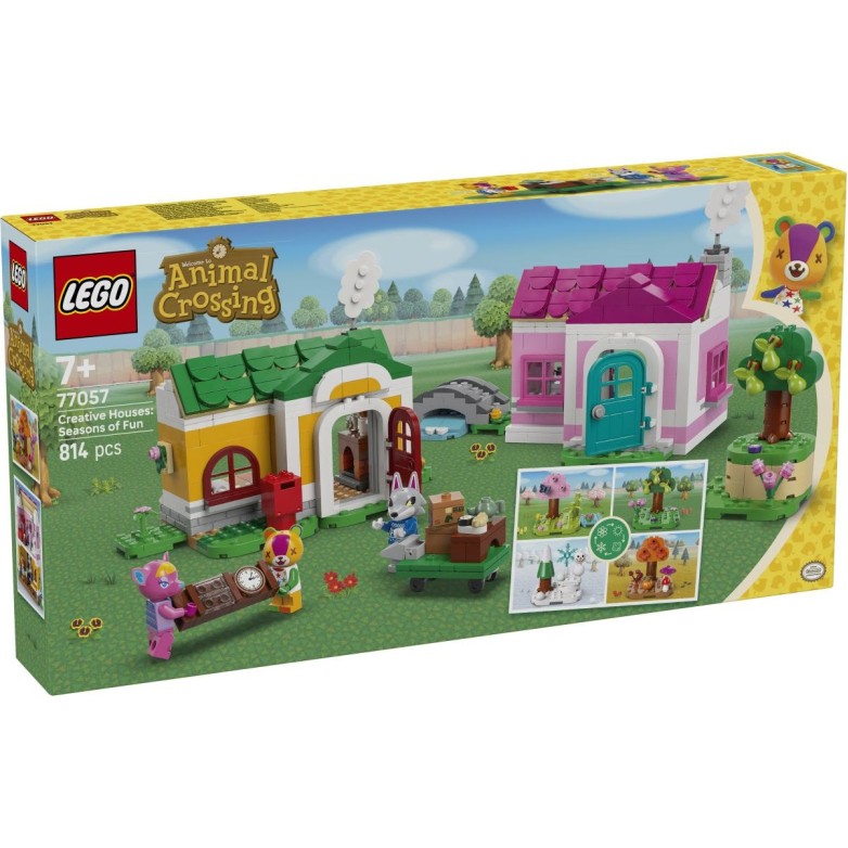 Lego Animal Crossing Ustvarjalne hiše: zabava z letnimi časi 77057