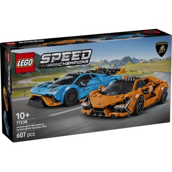 Lego Speed Champions Lamborghini Revuelto in Huracán STO 77238