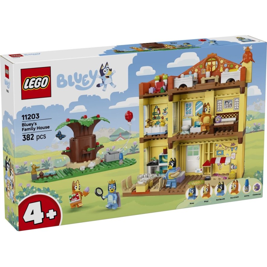 Bluey lego kockice - Blueyina obiteljska kuća 11203 set