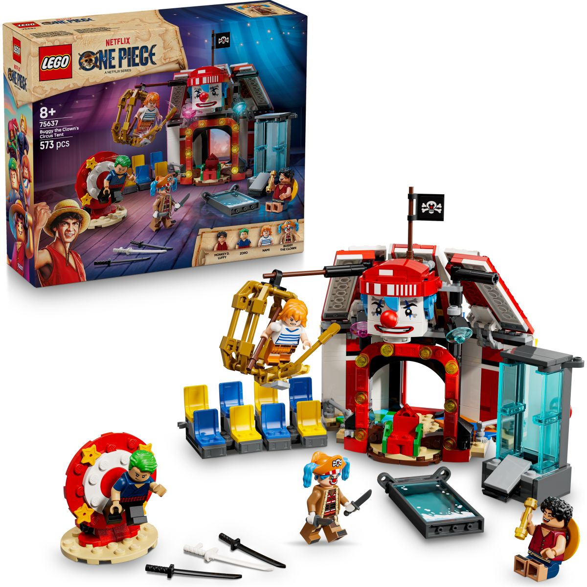 Lego One piece Cirkuski šator klauna Buggyja 75637