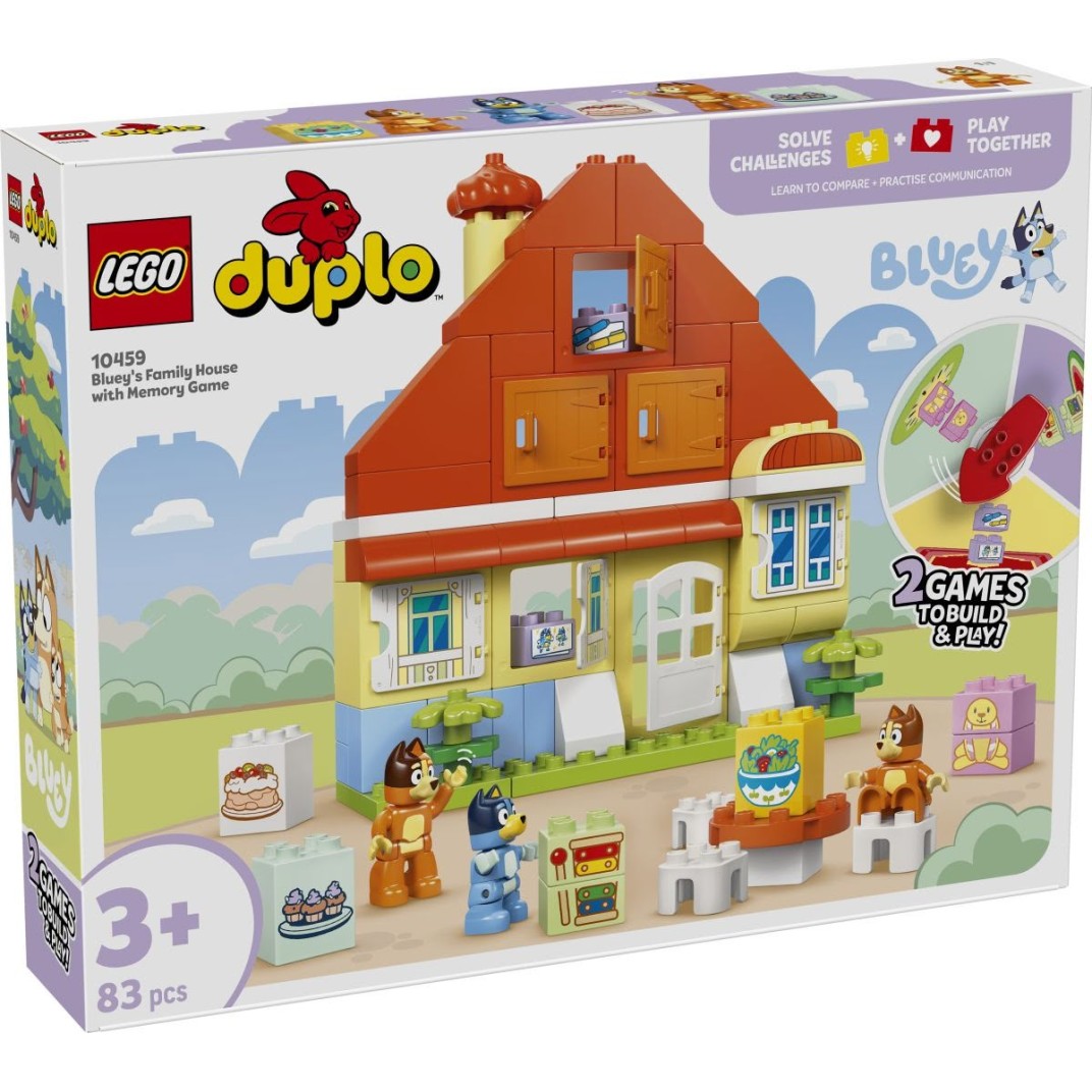 Kocke Duplo Blueyina družinska hiša z igro spomin 10459