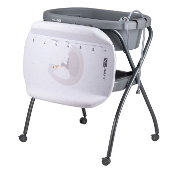 Stojalo z banjico Swan in s previjalno podlogo Grey