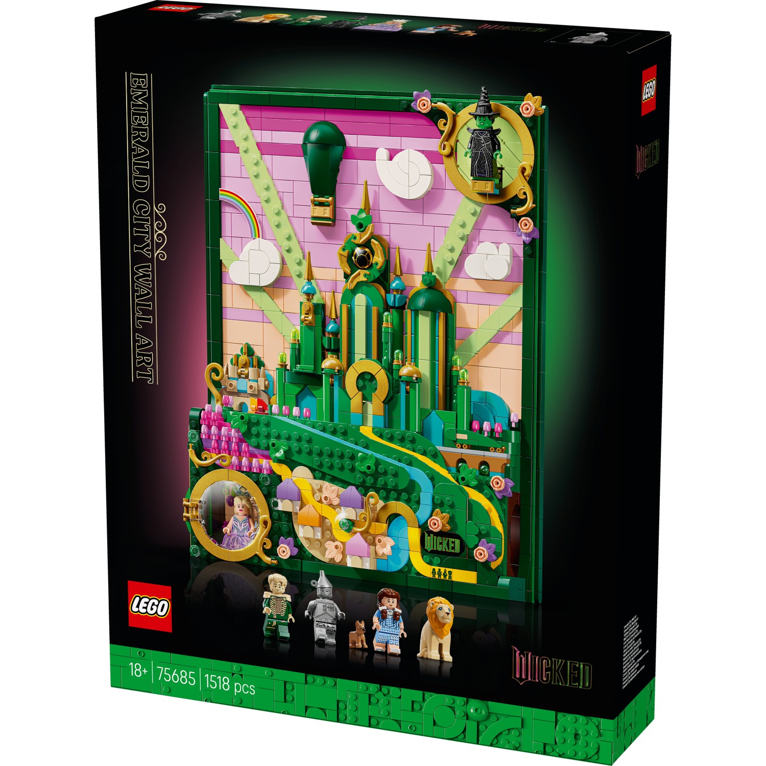 Lego kocke Wicked Stenska umetnina Emerald City 75685