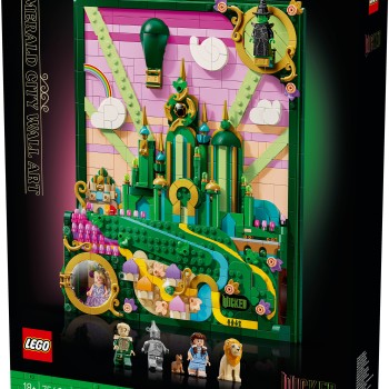 Lego kocke Wicked Stenska umetnina Emerald City 75685