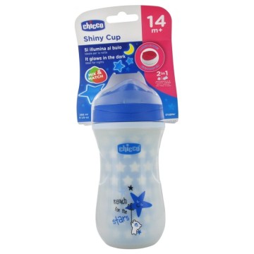 Lonček Shiny Cup Blue 14m+, 260 ml