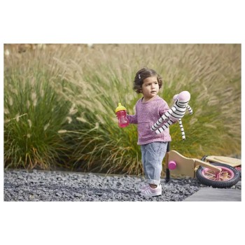 Lonček z ustnikom trdim, 300ml, 18m+, Ž