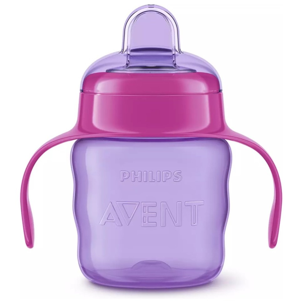 Lonček z ustnikom 200ml, 6m+, Ž rose - SCF551/03