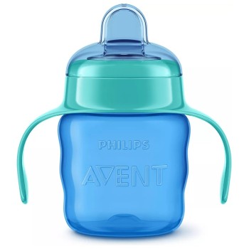 Avent SCF551/05 lonček z ustnikom 200ml, 6m+, m blue
