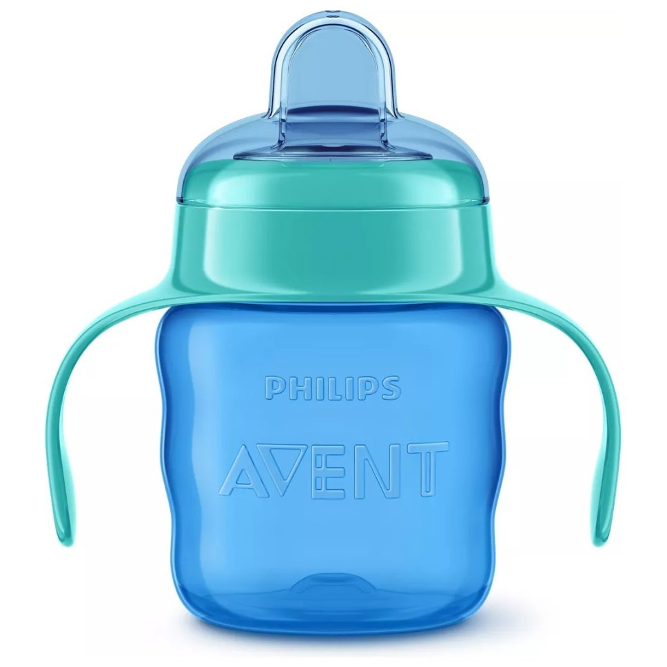 Avent SCF551/05 lonček z ustnikom 200ml, 6m+, m blue Avent SCF551/05 lonček z ustnikom 200ml, 6m+, m blue