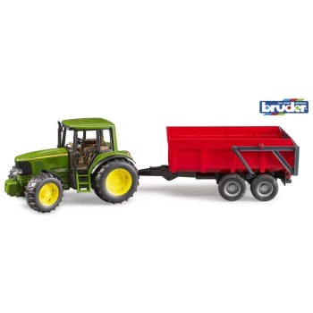 Bruder traktor John Deere 6920 s prikolico 02057