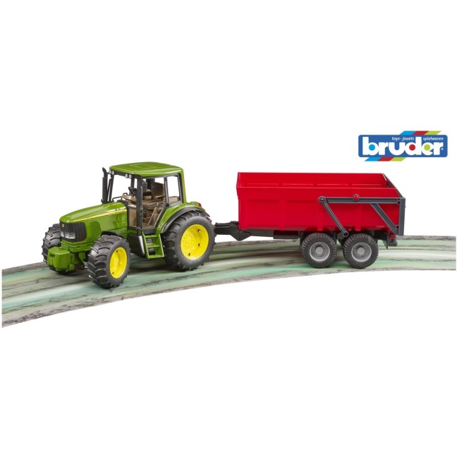 Bruder traktor John Deere 6920 s prikolico 02057