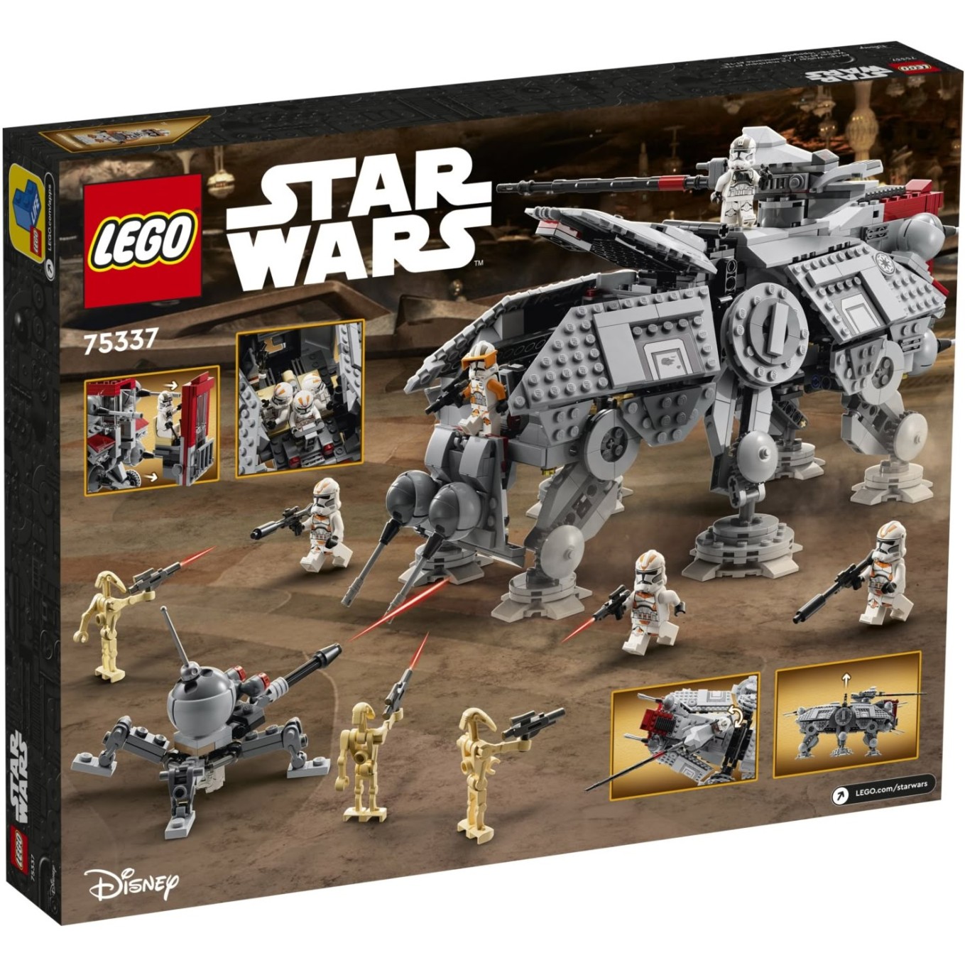 Star Wars Vojna zvezd Hodec AT-TE 75337