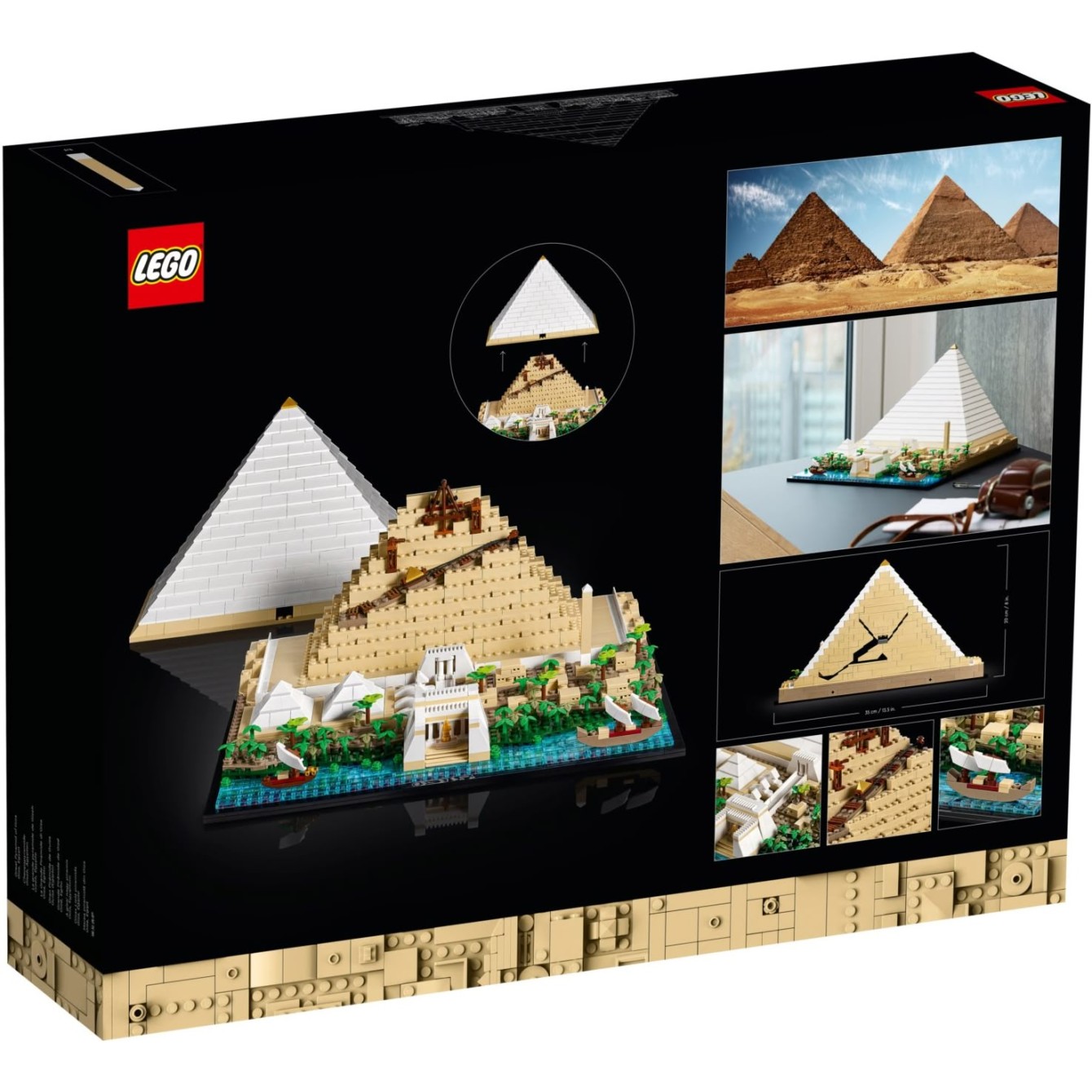 Lego kocke Architecture Velika piramida v Gizi 21058