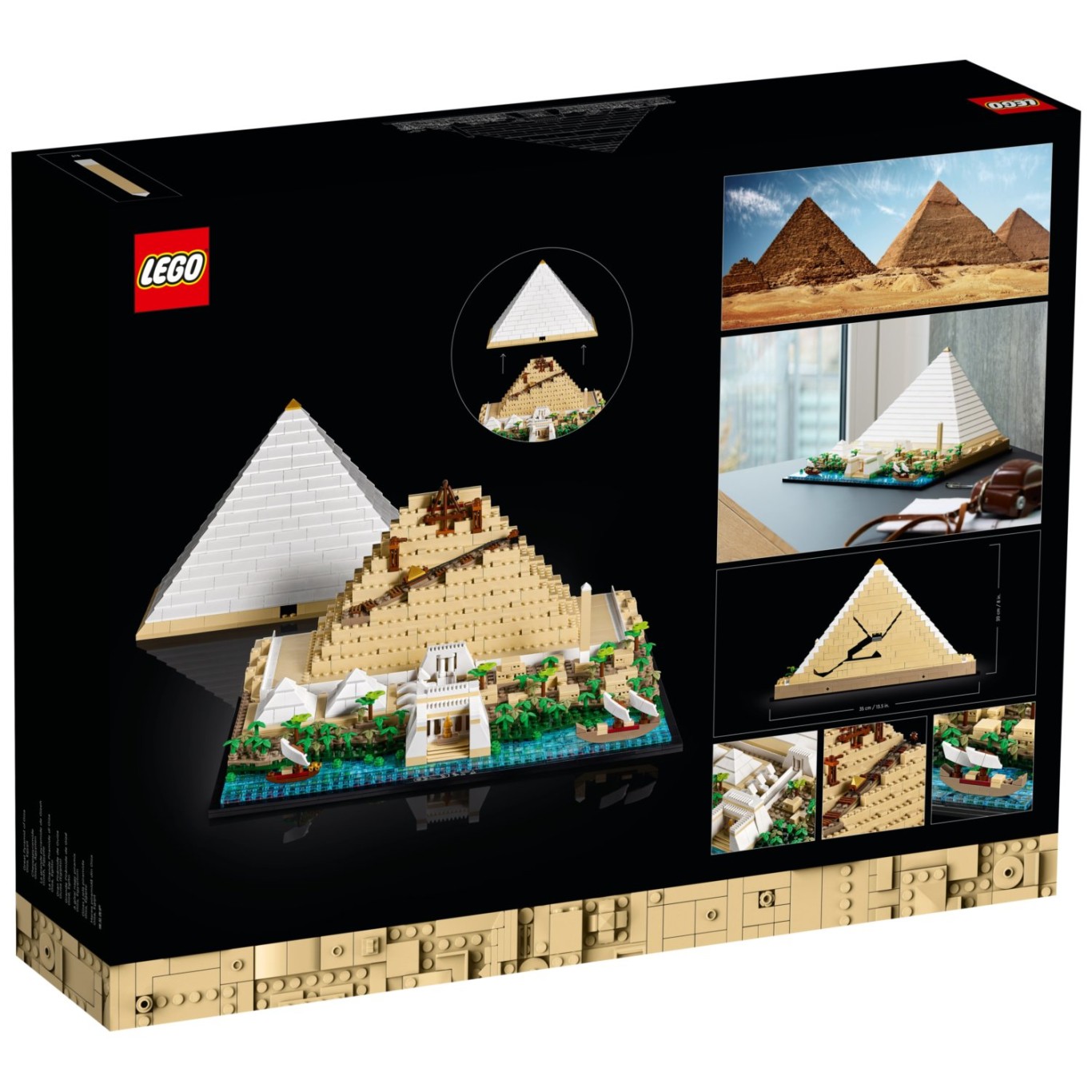 LEGO kocke ARCHITECTURE Velika piramida u Gizi 21058