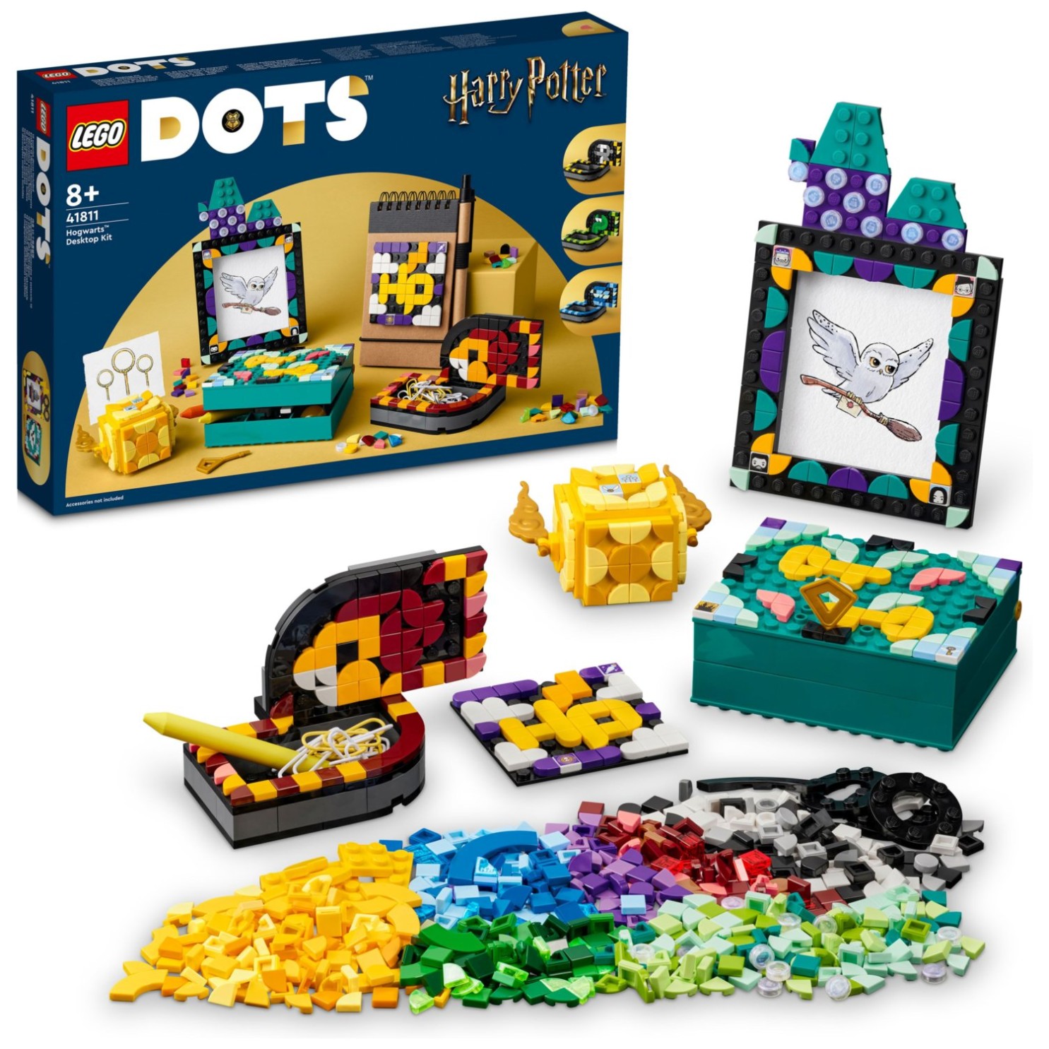 Lego kocke Dots Komplet za pisalno mizo Bradavičarka 41811