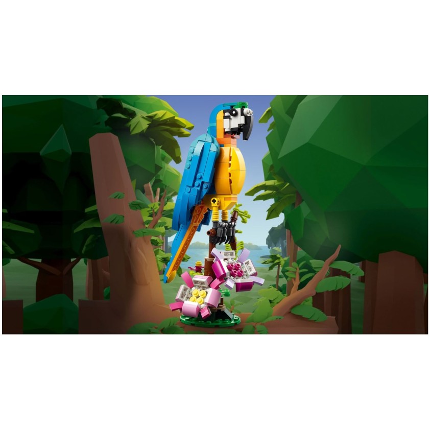 Lego kocke Creator Eksotični papagaj 31136