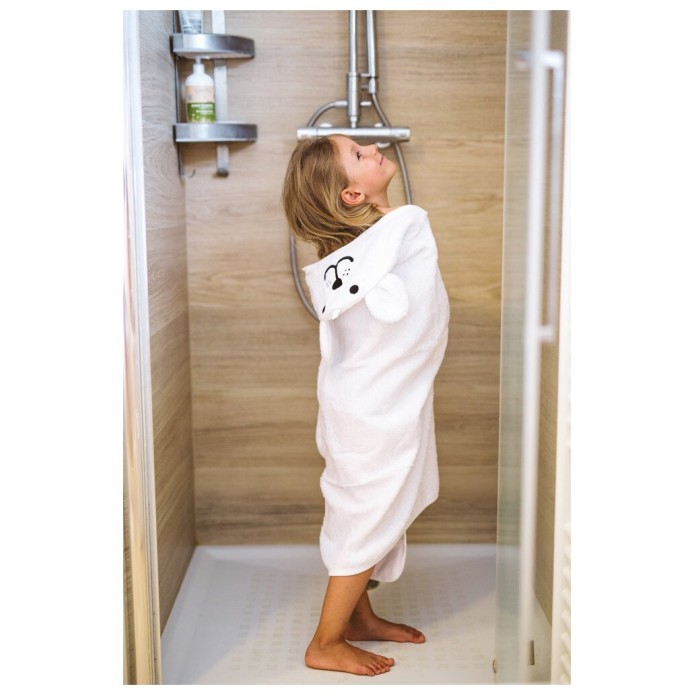 Bubaba by FreeON hišna brisača medo 110x75 white