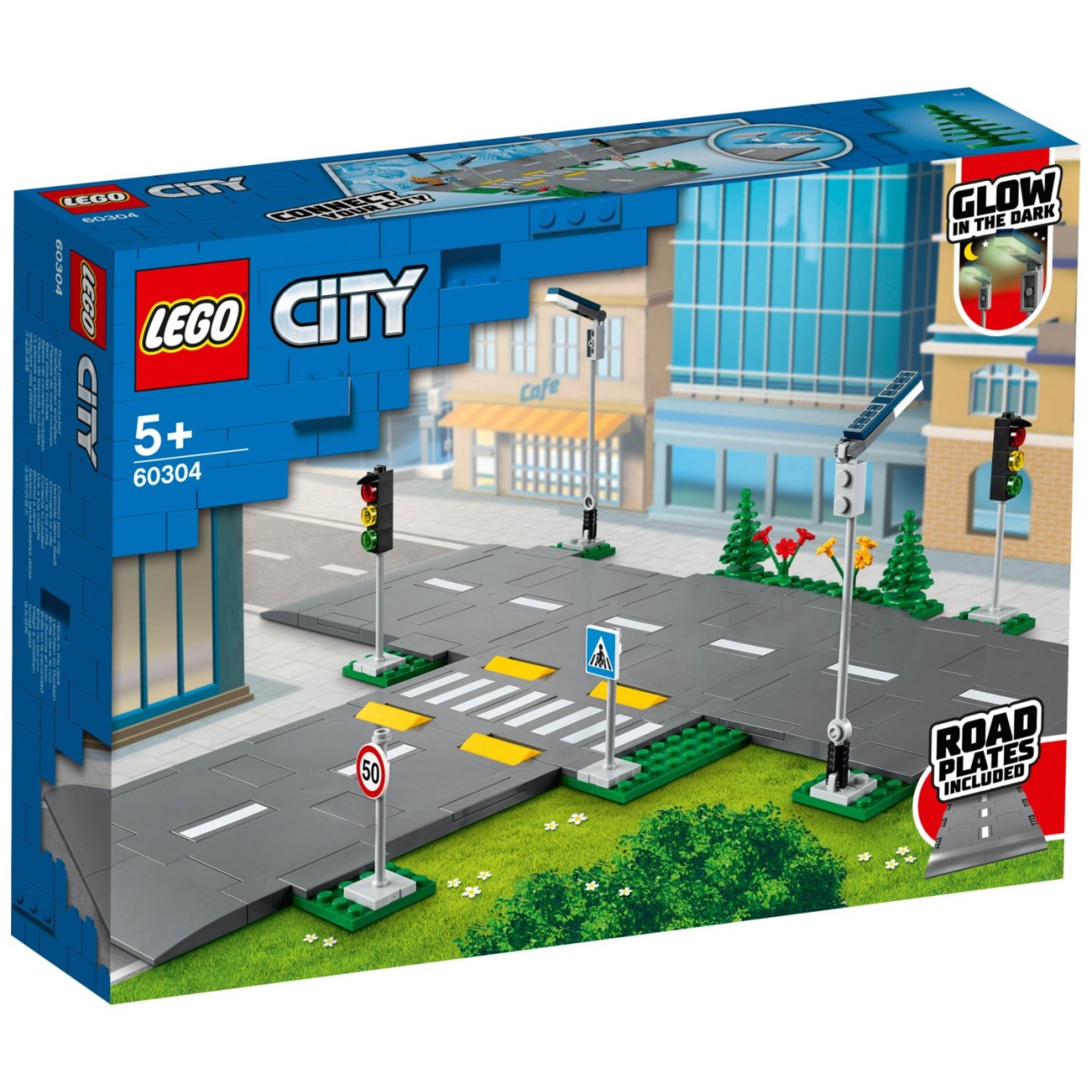 Lego kocke City Plošče za cesto 60304