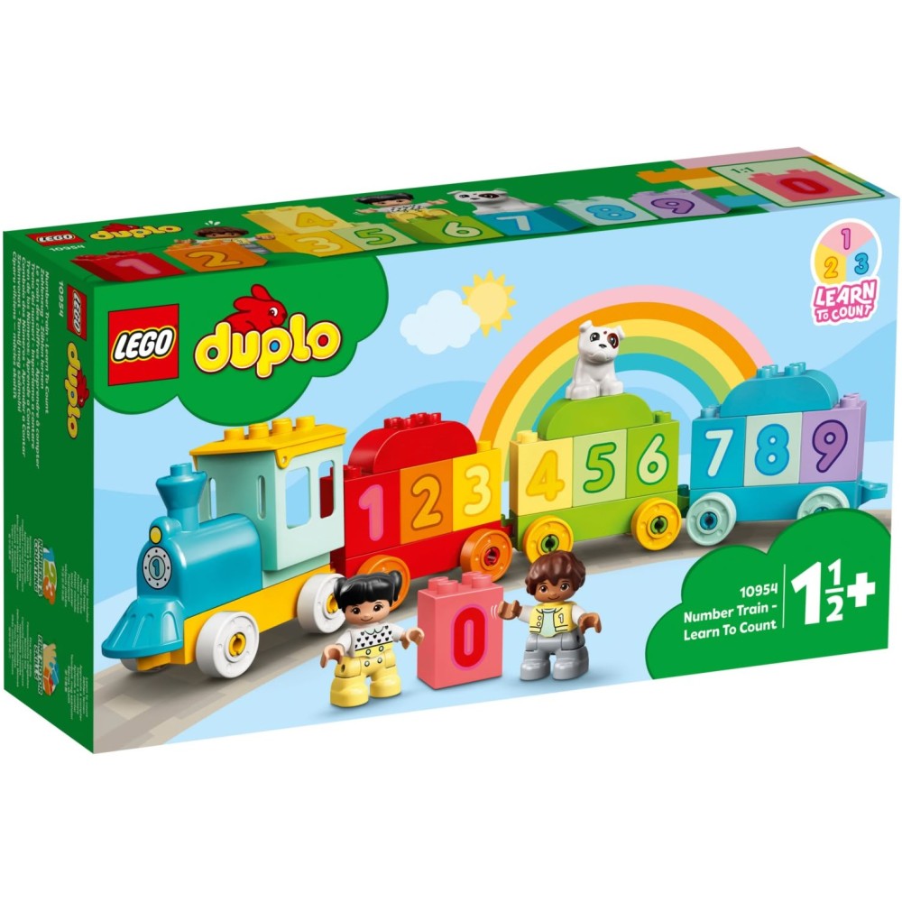 Lego kocke Duplo Številski vlak - učimo se šteti 10954