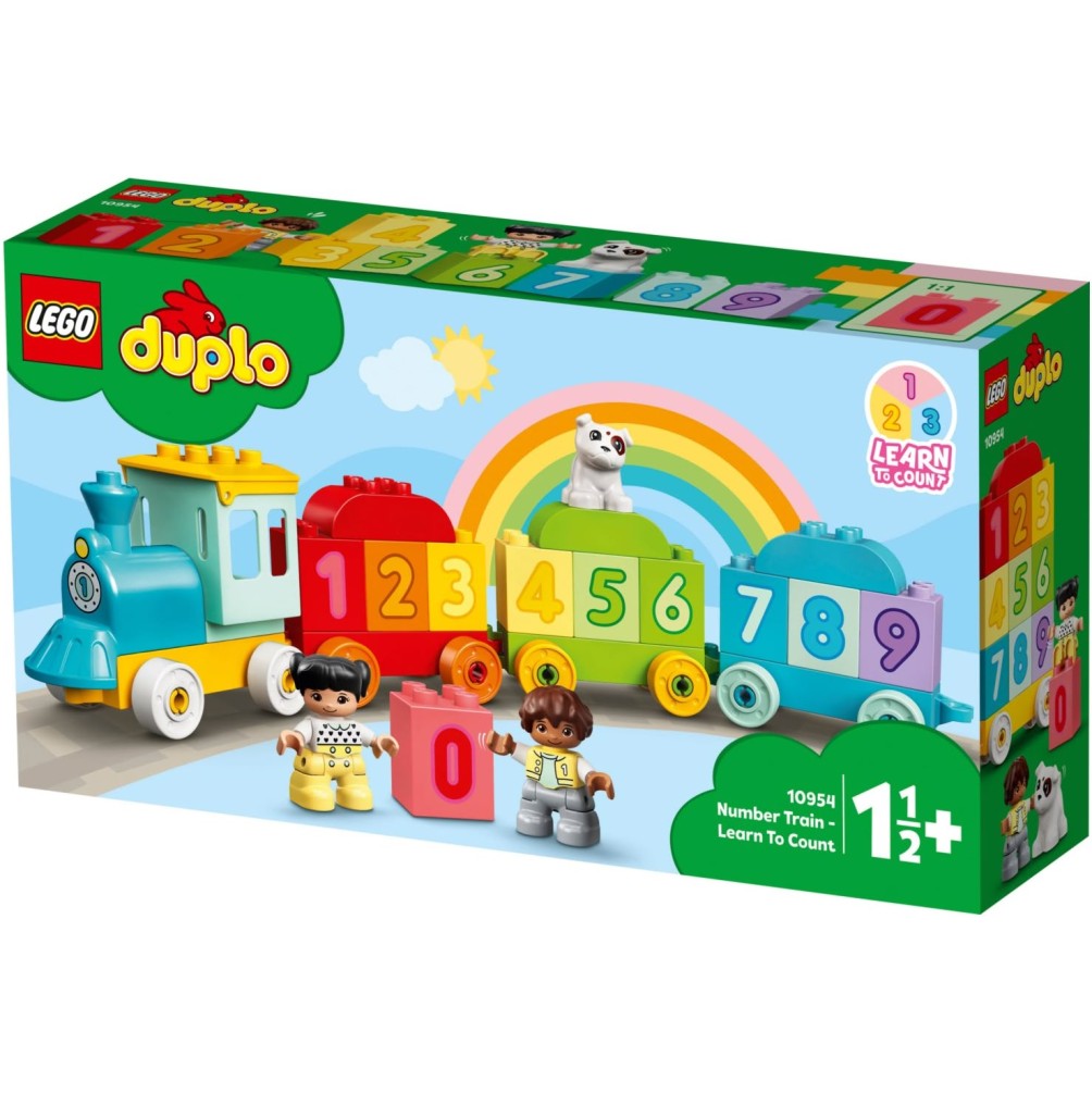Lego kocke Duplo Številski vlak - učimo se šteti 10954
