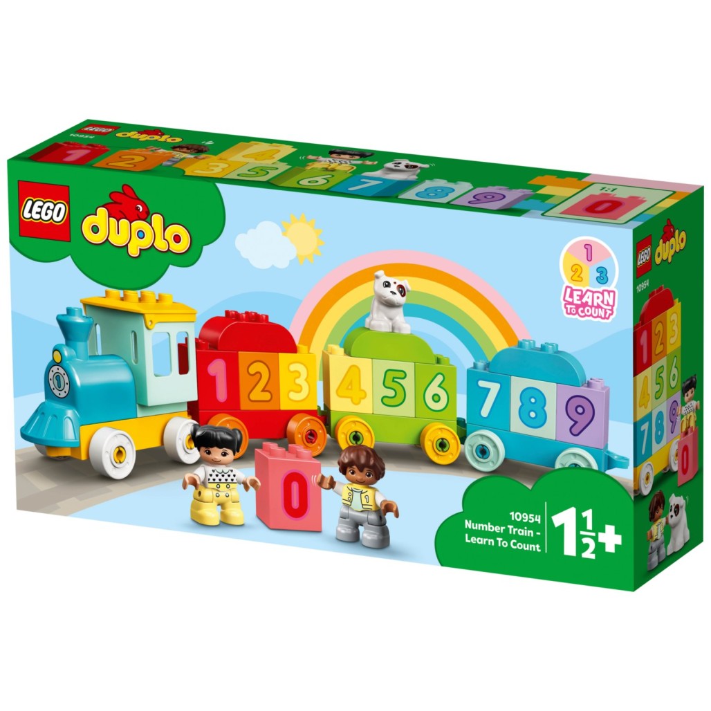 Lego kocke Duplo Številski vlak - učimo se šteti 10954