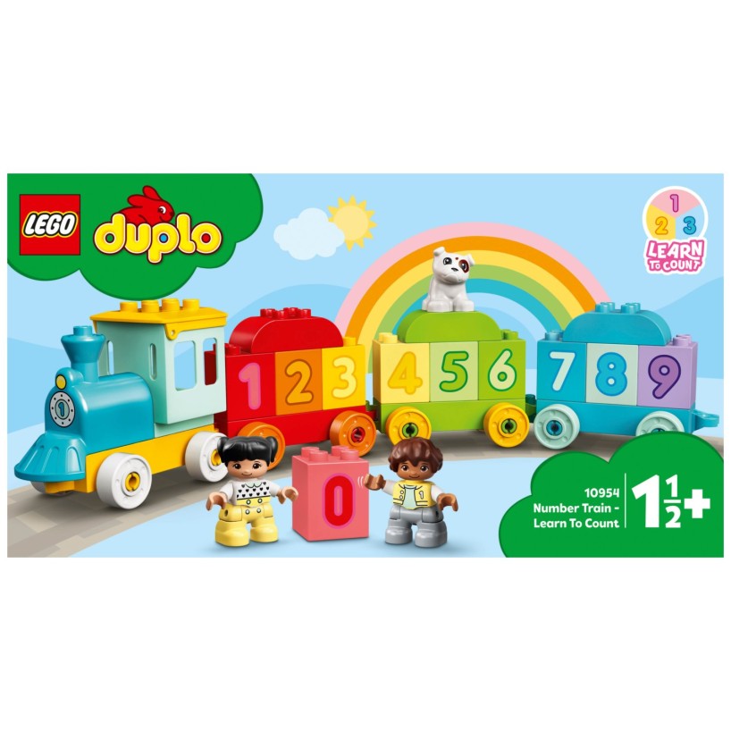Lego kocke Duplo Številski vlak - učimo se šteti 10954