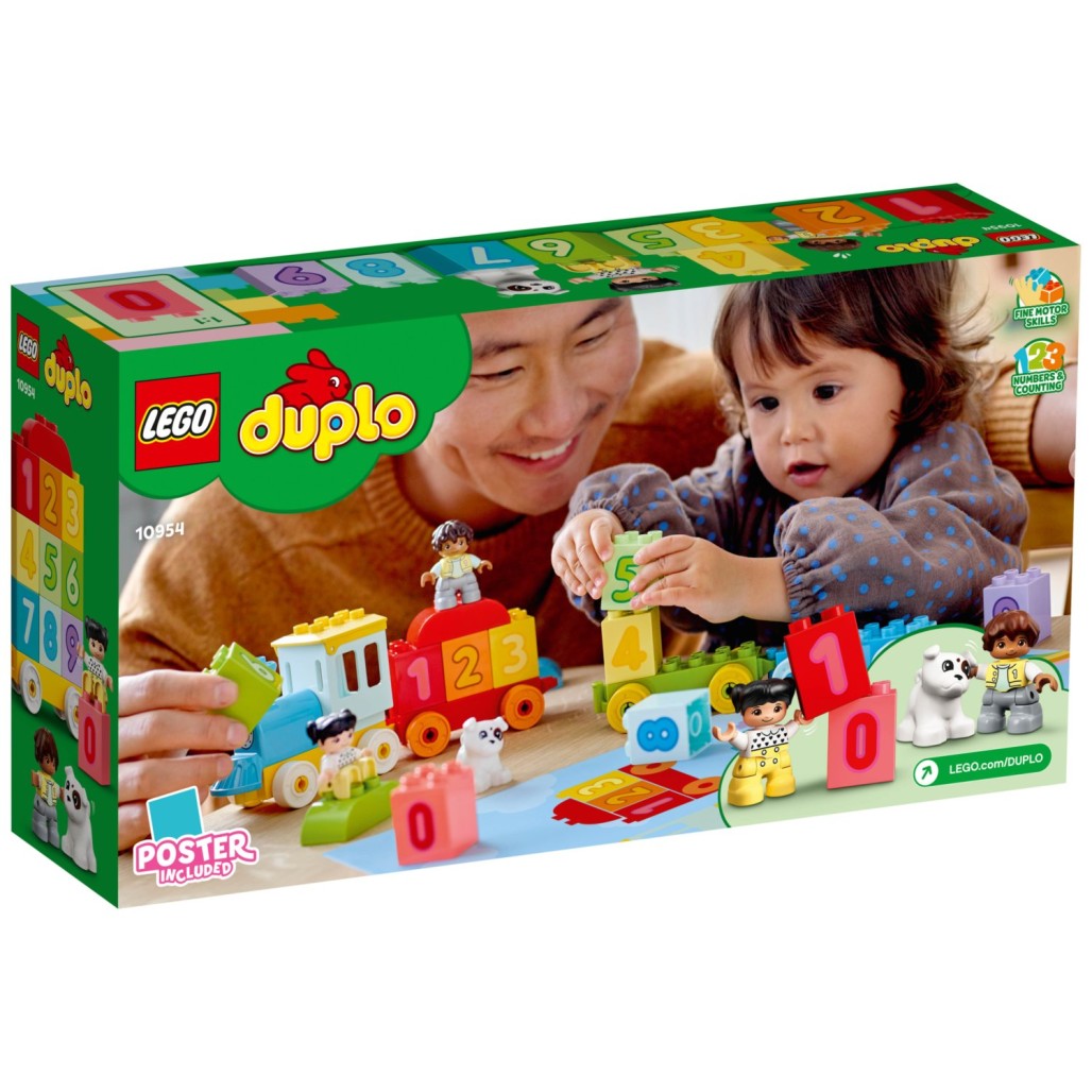 Lego kocke Duplo Številski vlak - učimo se šteti 10954