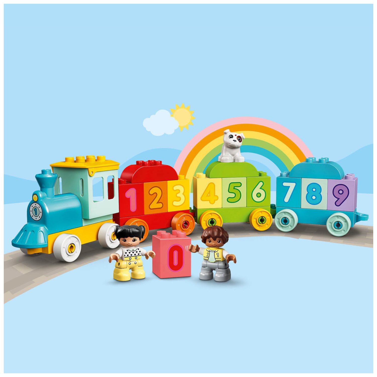 Lego kocke Duplo Številski vlak - učimo se šteti 10954