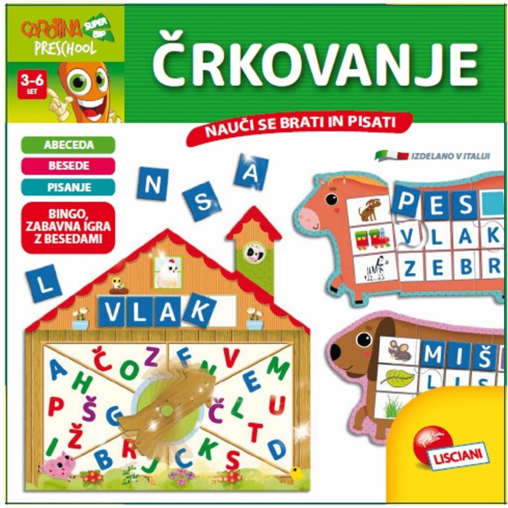 Lisciani igra Črkovanje