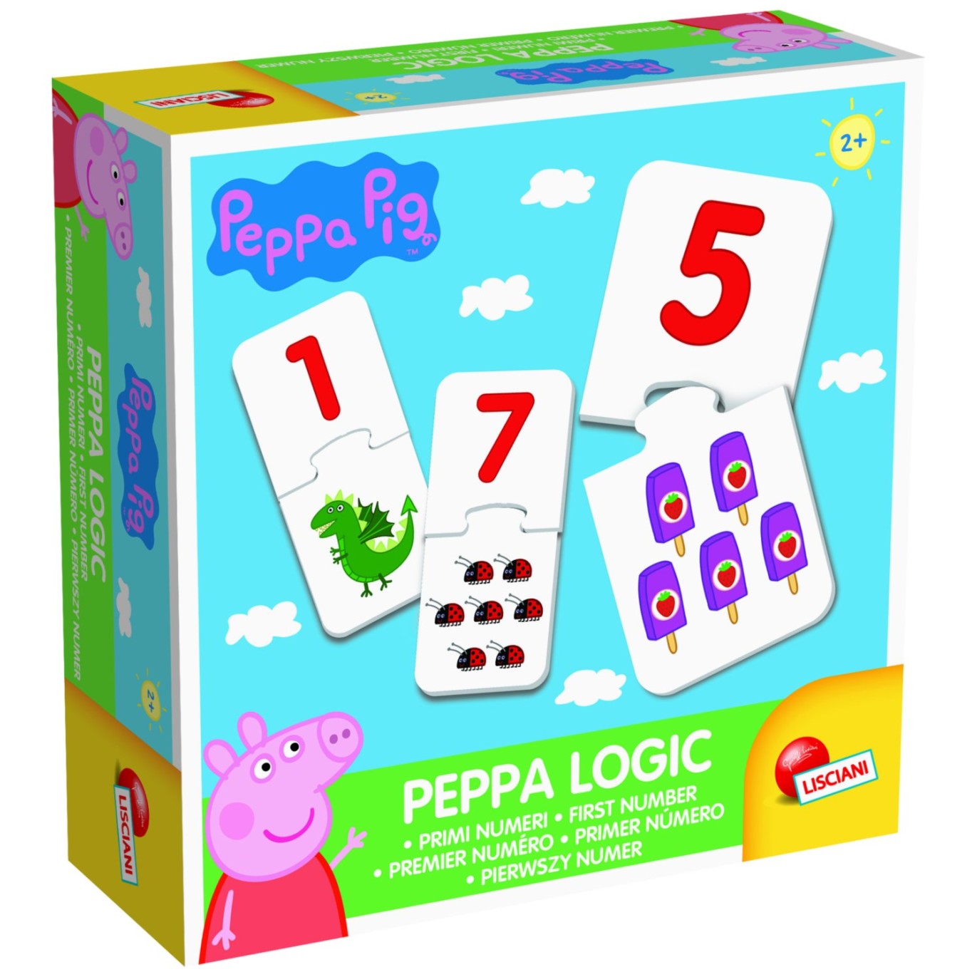 LISCIANI Peppa Pig logika brojevi ili boje
