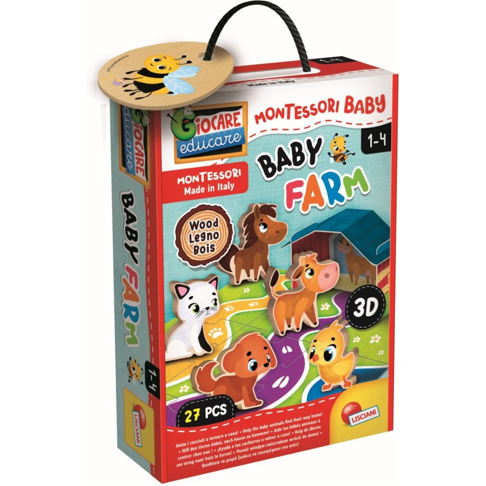 Lisciani Montesorri wood kmetija 96886