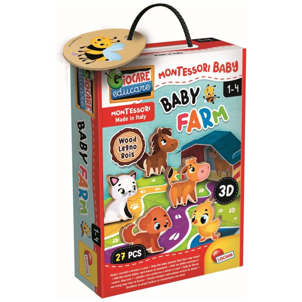 Lisciani Montesorri wood kmetija 96886