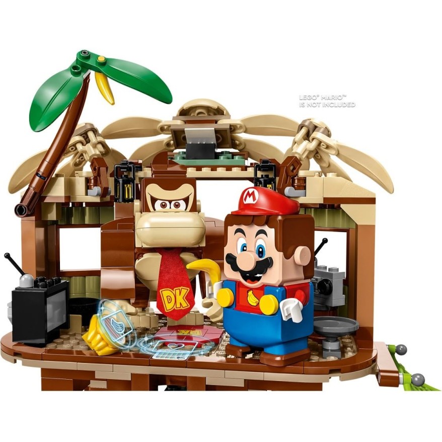 Lego kocke Super Mario Razširitveni komplet Donkey Kongova hiša na drevesu 71424