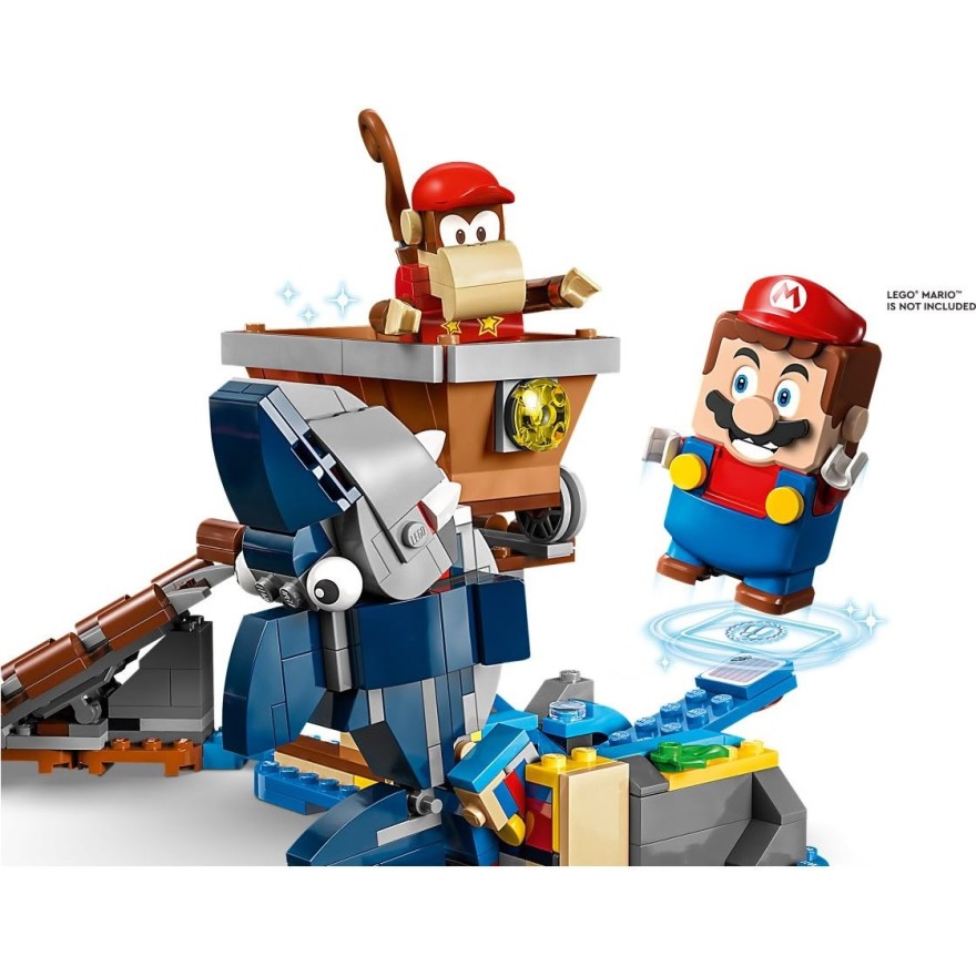 Lego kocke Super Mario Razširitveni komplet Diddy Kongova vožnja z rudniškim vozičkom 71425