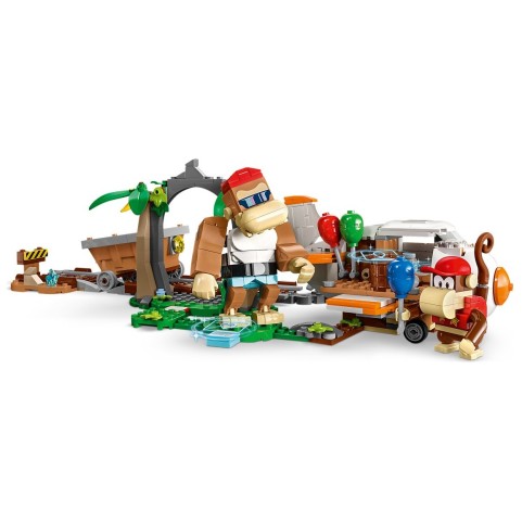 Lego kocke Super Mario Razširitveni komplet Diddy Kongova vožnja z rudniškim vozičkom 71425