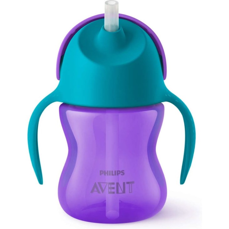 Avent SCF796/02 lonček s slamico, 200ml, 9m+, ž Avent SCF796/02 lonček s slamico, 200ml, 9m+, ž