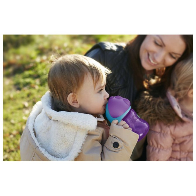 Avent SCF796/02 lonček s slamico, 200ml, 9m+, ž