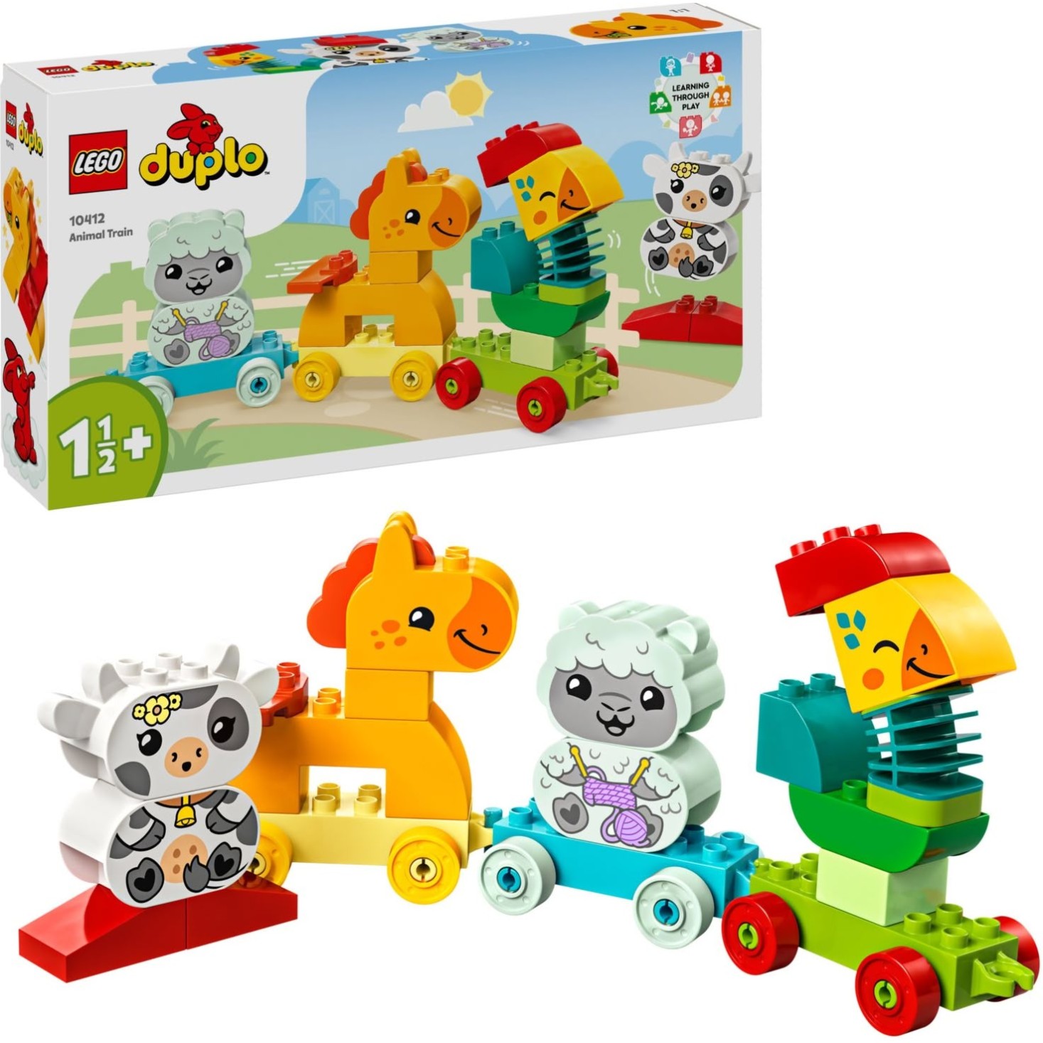 Lego kocke Duplo Životinjski vlak 10412 Lego kocke Duplo Životinjski vlak 10412
