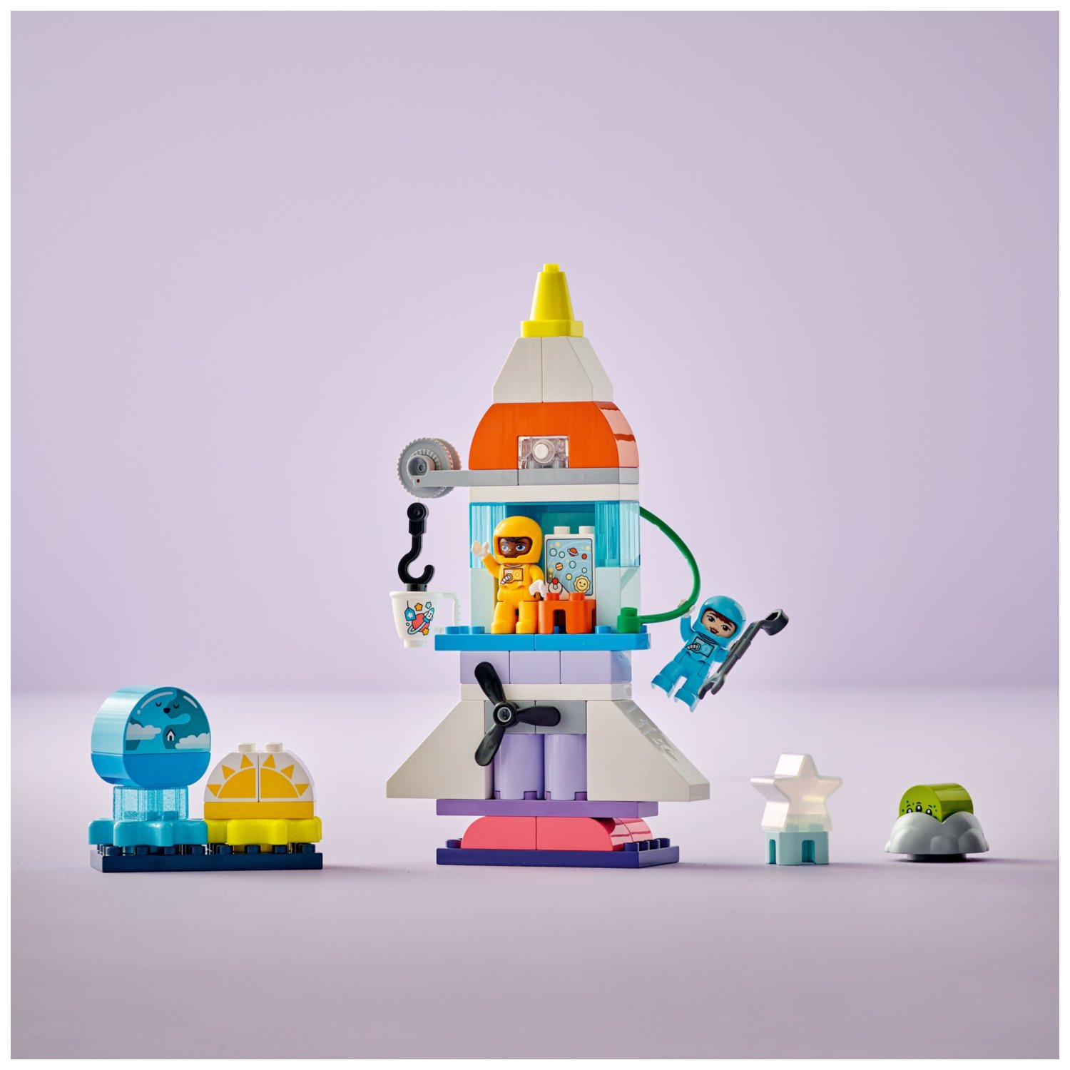 Lego kocke Duplo Dogodivščina z vesoljskim plovilom 3n1 10422