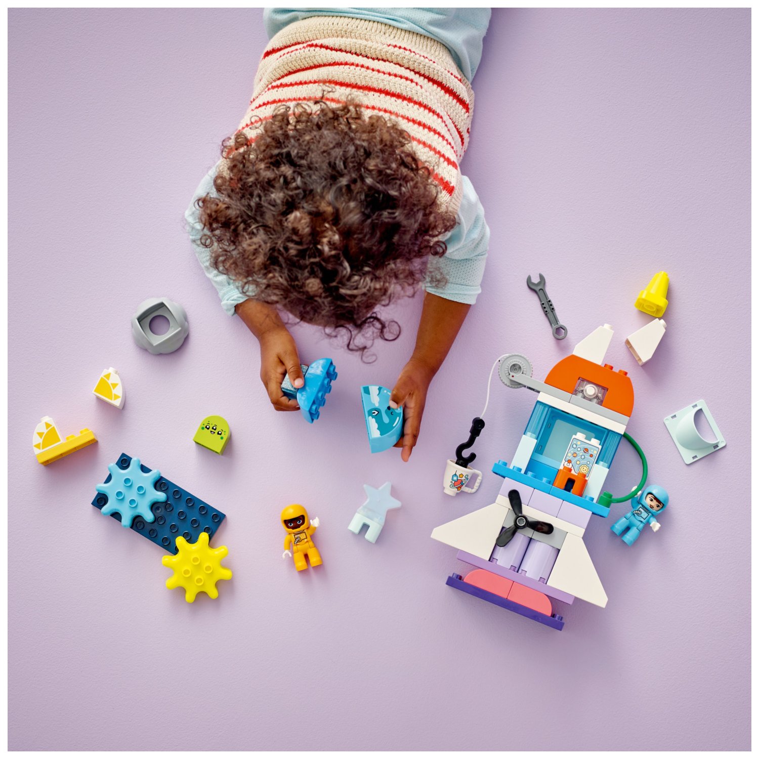 Lego kocke Duplo Dogodivščina z vesoljskim plovilom 3n1 10422