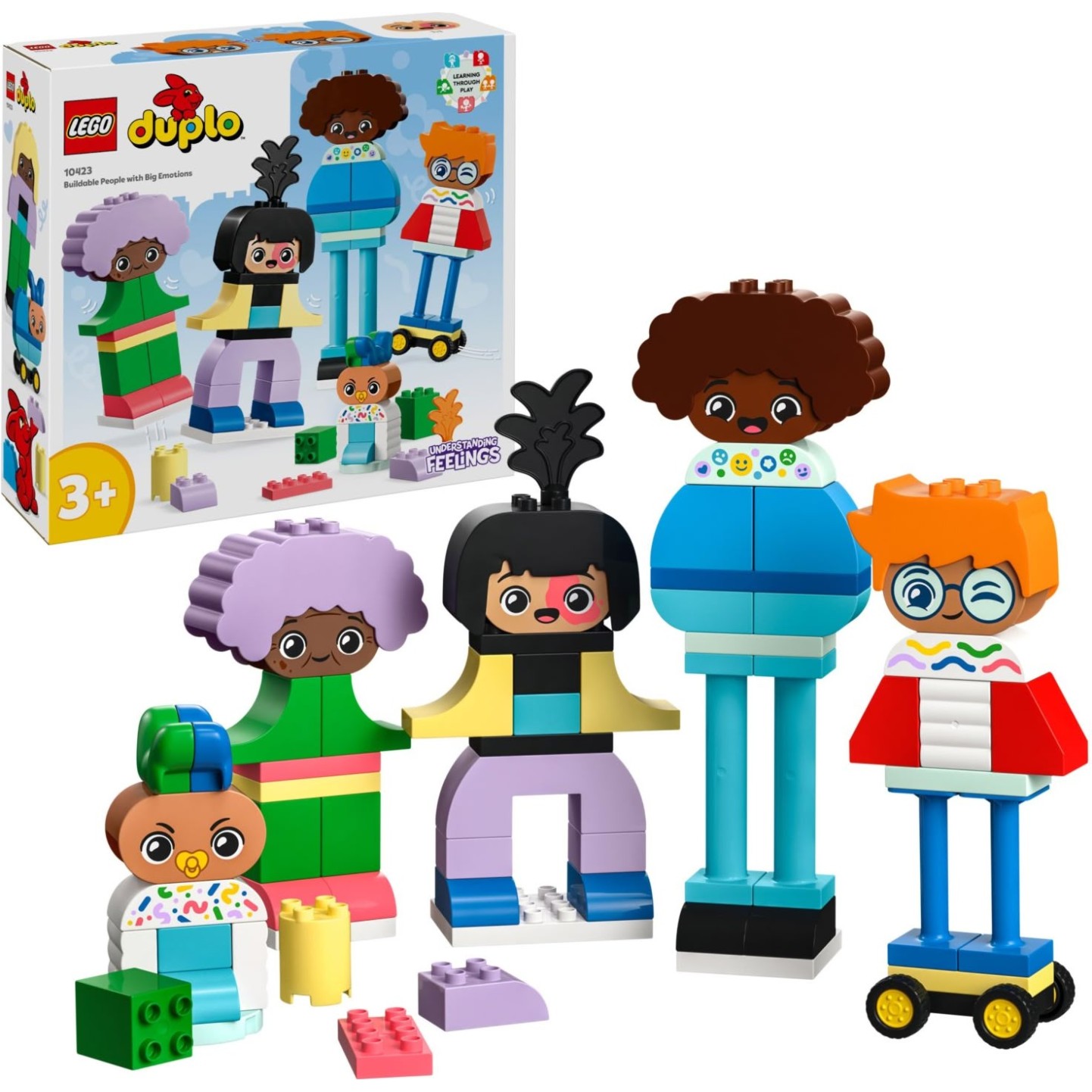 Lego kocke Duplo Sestavljivi ljudje z močnimi čustvi 10423